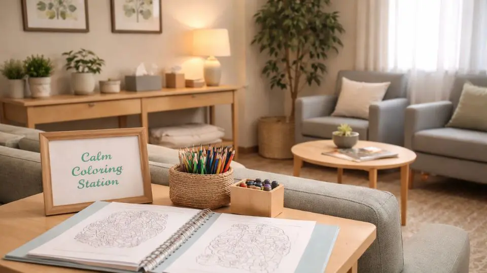 mindfulness coloring bundle for therapy and wellness — adult coloring pages PDF for small business use