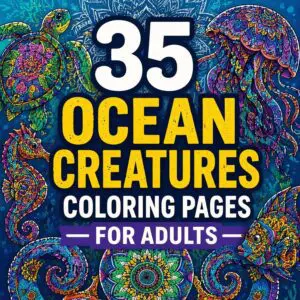 Ultimate Ocean Coloring Pages for Adults – 35 Designs