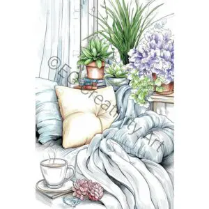 relaxation coloring pages printable PDF