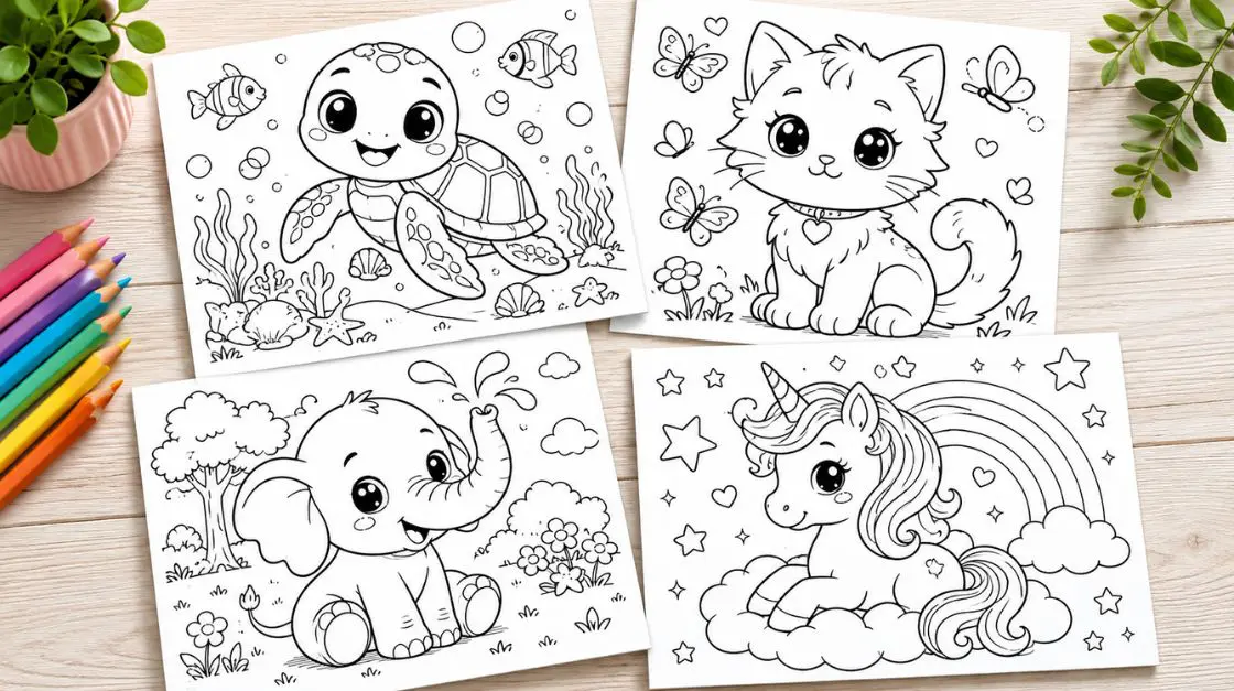 EG Creativity Art printable coloring pages ready to print on premium paper