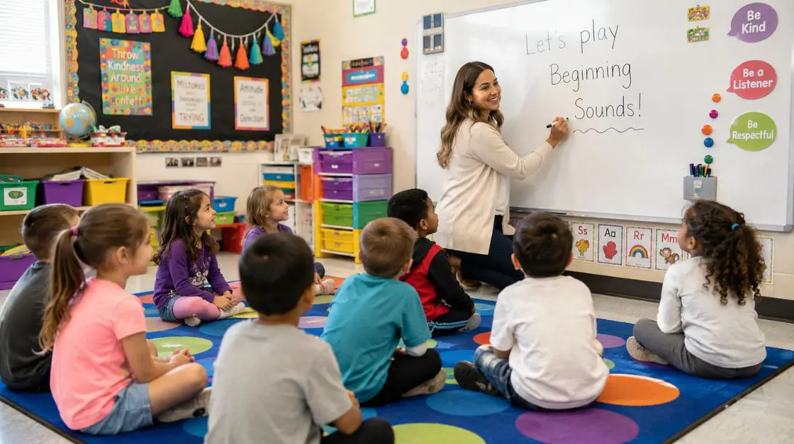 step-by-step guide to using no-prep educational games for kids during kindergarten classroom transitions
