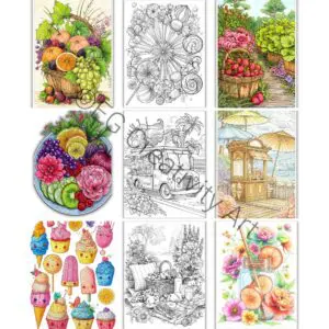 summer treats coloring pages-ice cream coloring-happy summer coloring pages