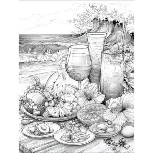 summer treats coloring pages-ice cream coloring-happy summer coloring pages
