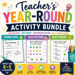 teacher activity bundle year round classroom activities printable classroom activities all year
