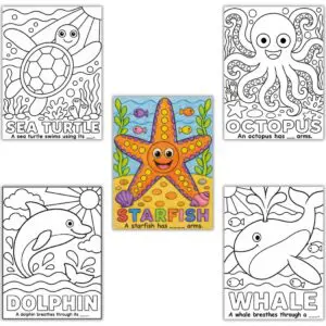 ocean animal coloring pages coloring page sea animals coloring pictures of ocean animals