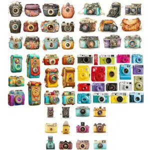Camera Clipart — Stunning 300 DPI Printable Designs