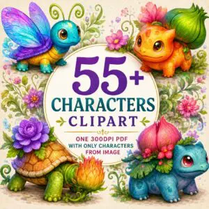 Characters Clipart — Cute, Funny & Ready to Print