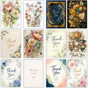 thank you card printable thank you cards pdf
