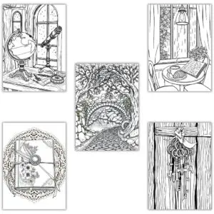 dark academia style, gothic architecture, scholarly life