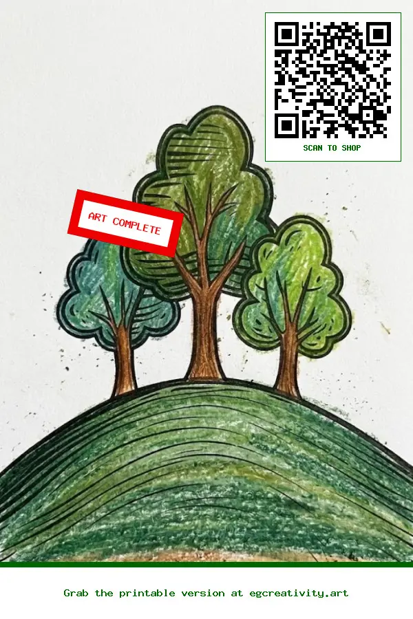 Finished Work: 35 Bold And Easy Coloring Pages For Adults