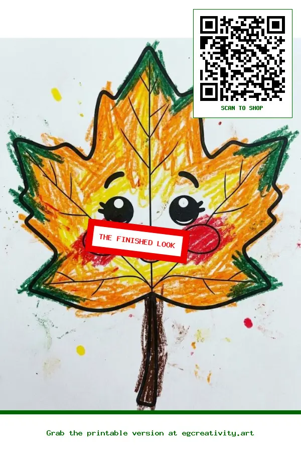 Finished Work: 35 Page Preschool Fall Coloring Book