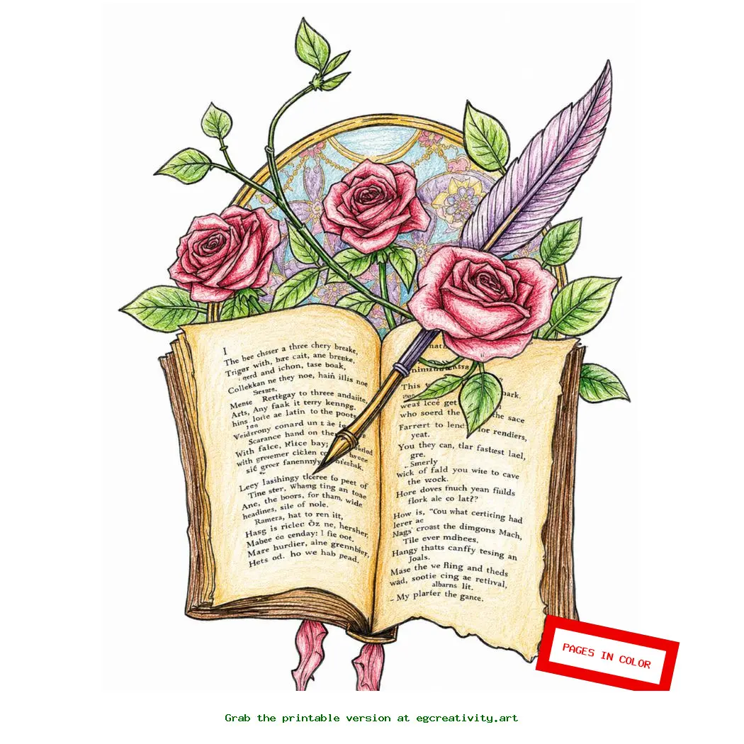 50 pages Dark Academia Aesthetic Coloring Book 1