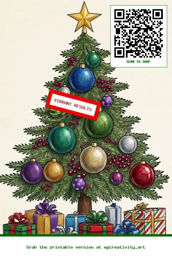 Finished Work: 58 Christmas Coloring Pages For Adults