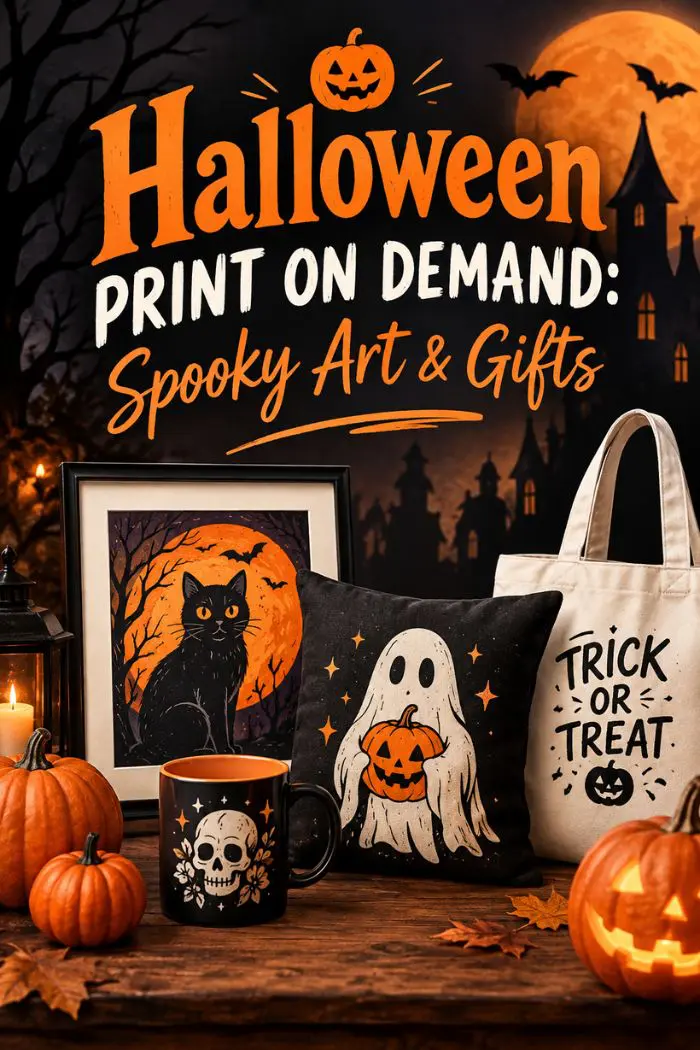 Halloween Print on Demand: Spooky Art & Gifts