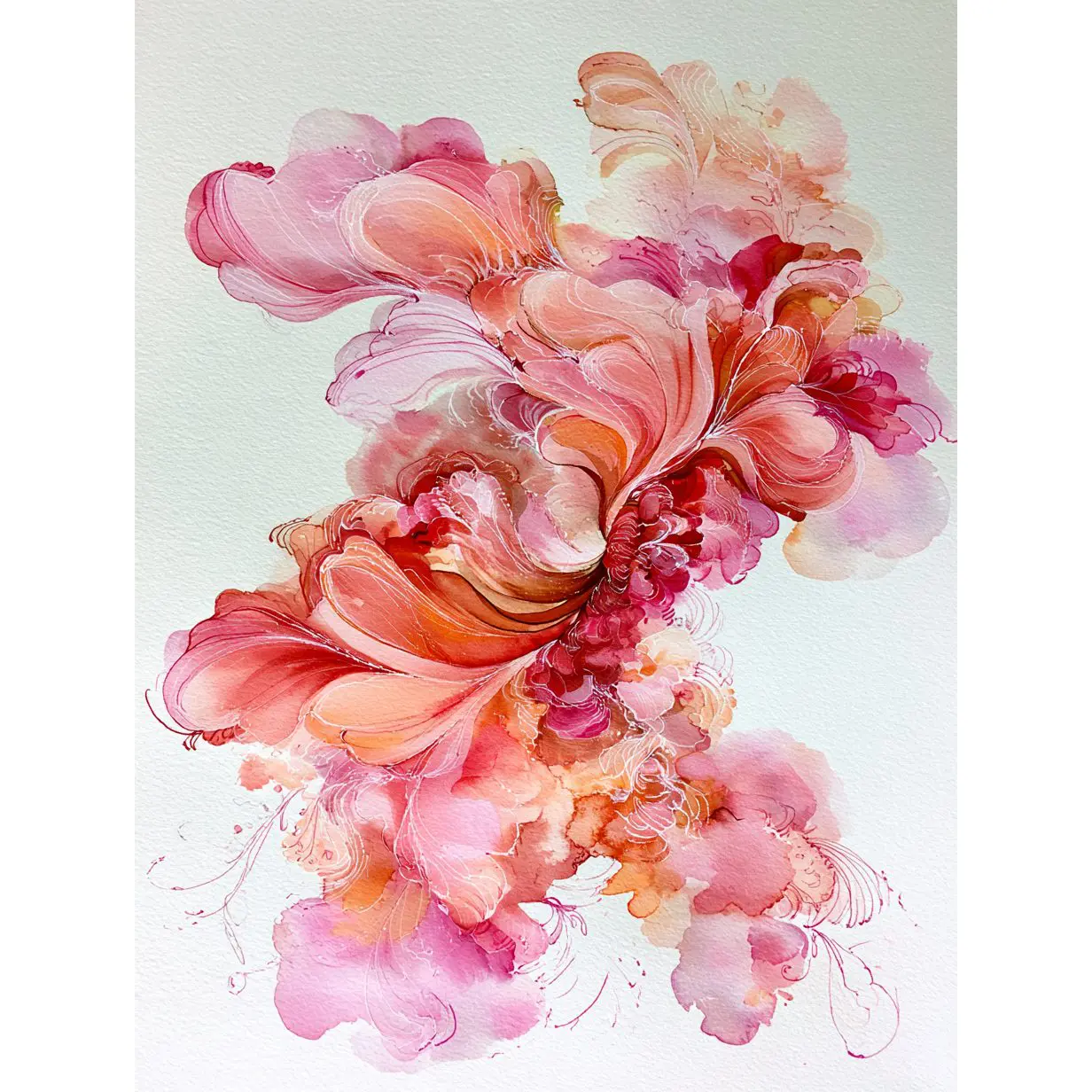 Coral Bloom Burst