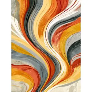 Flowing Flame Waves