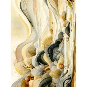 Golden Layered Hills