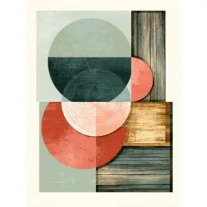 Half-Moon Wood Collage)