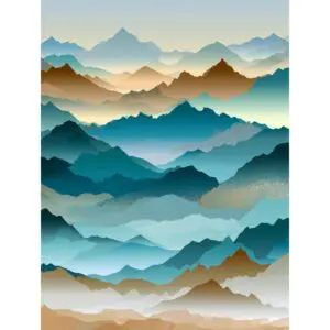 Misty Blue Mountains