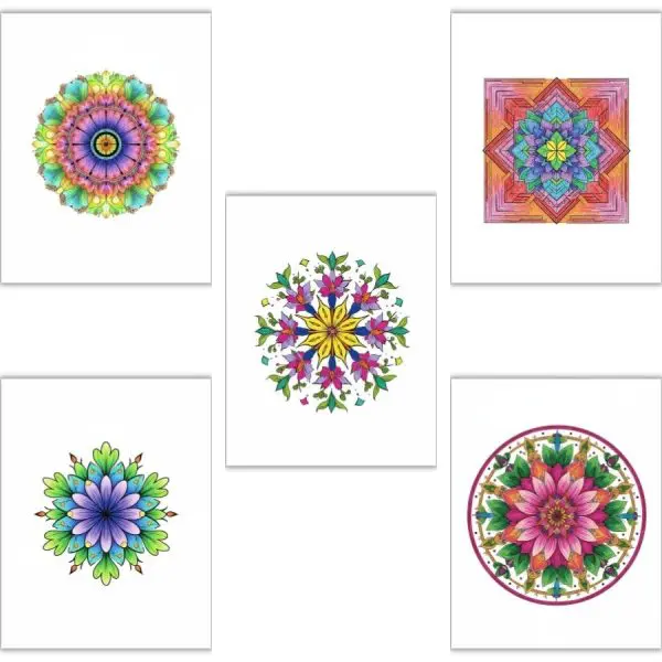free mandala coloring pages printable samplers