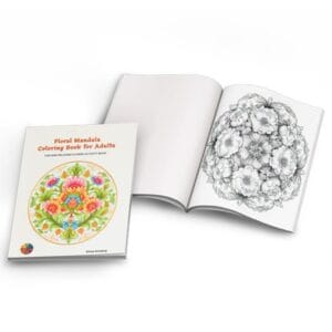 Floral Mandala Coloring book