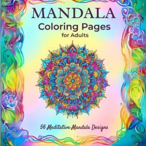 Download 25 black and white mandala coloring pages for adults instantly. Printable mandala coloring sheets for stress relief & mindfulness therapy.
