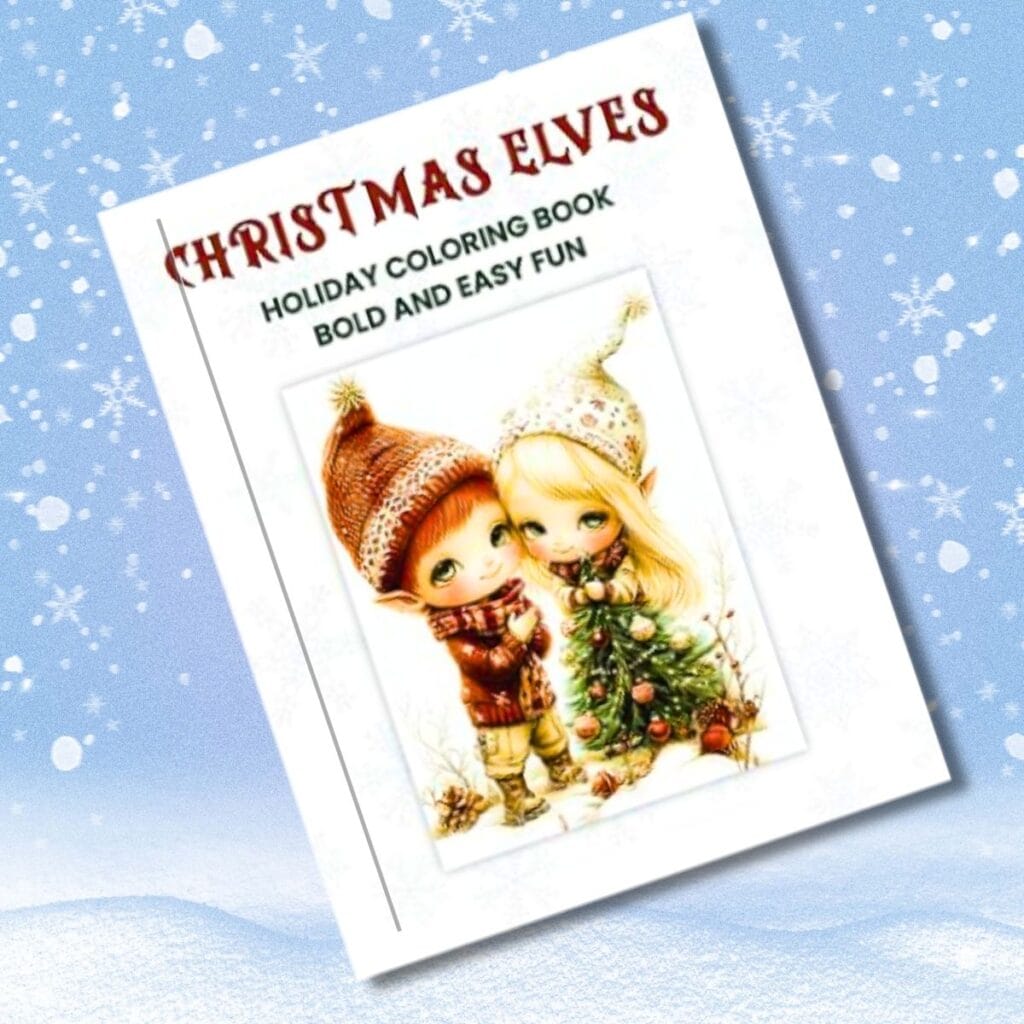 Christmas Coloring Pages with Elves. 40+ Festive Designs for Kids & Adults