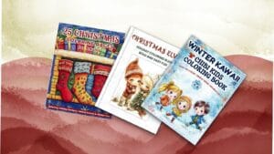 Winter Holidays Coloring Bundle