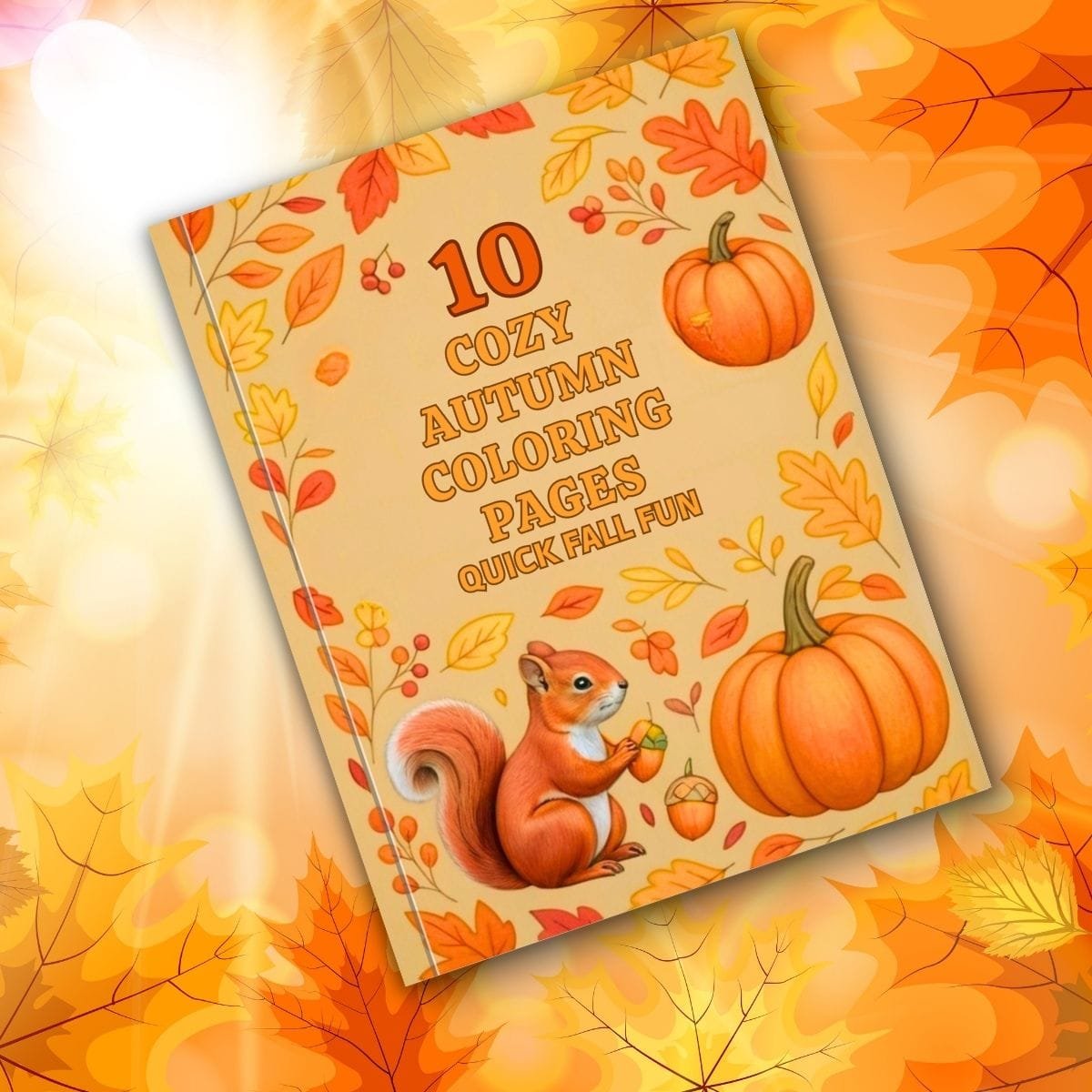 10 Fall Coloring Book Pages