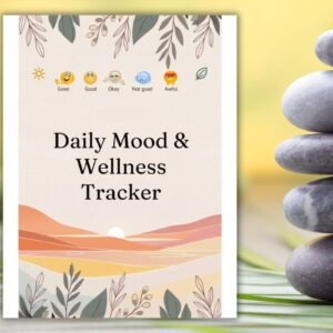 60-Day Mood Tracking Journal Printable with Affirmations for Emotional Wellness