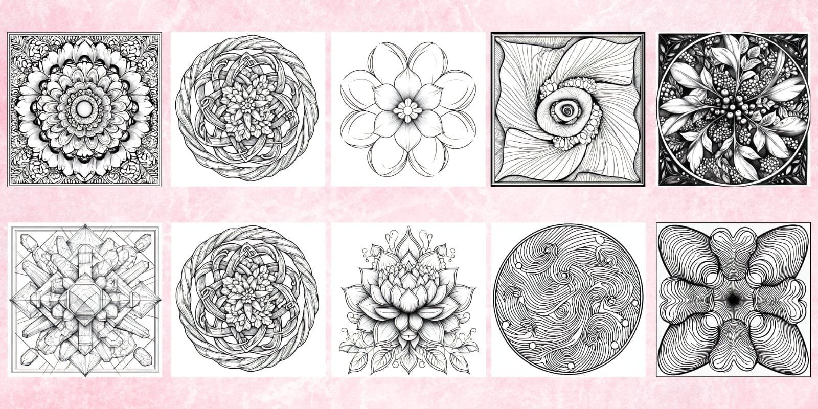 10 of 56 mandala samplers