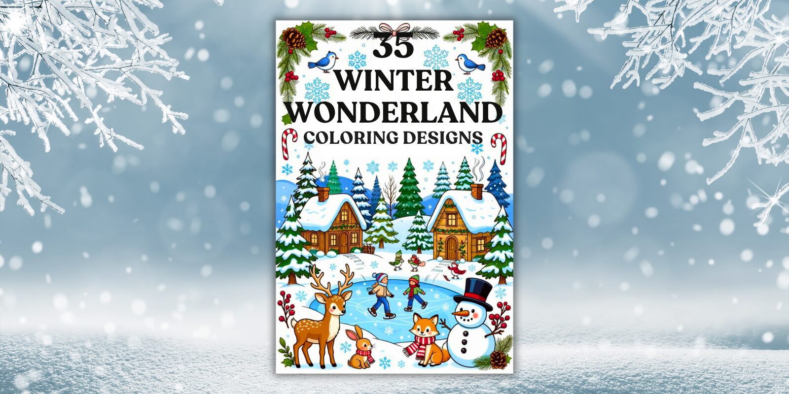 35 Winter Wonderland Coloring Pages