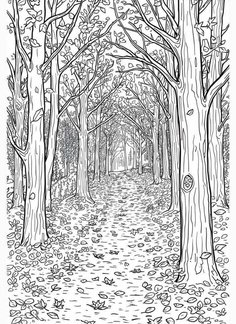 fall coloring sampler