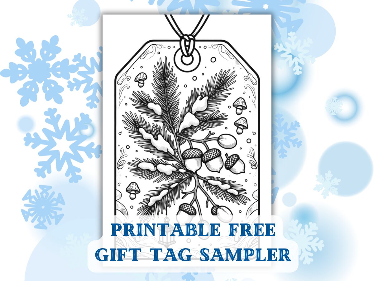 Free Winter Gift Tag