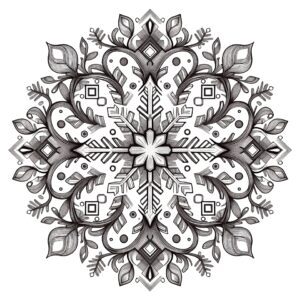 snow mandala