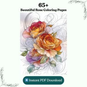 65+ Printable Rose Coloring Pages - Beautiful Floral Designs