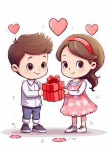 How to Color Valentine Coloring Pages