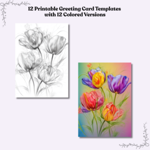 Transform Your Spring Greetings with Versatile Spring Foldable Cards Printable Templates