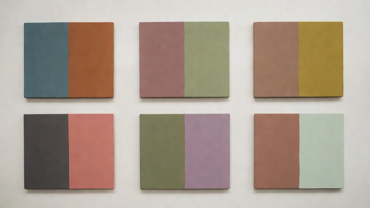 Spring 2026 color combinations displayed as modern swatches