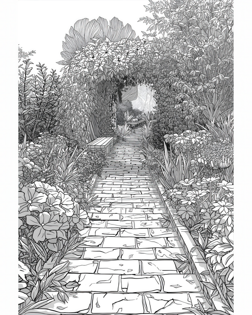 Peaceful Garden Path