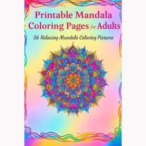Printable mandala coloring pages for adults with detailed relaxing designs