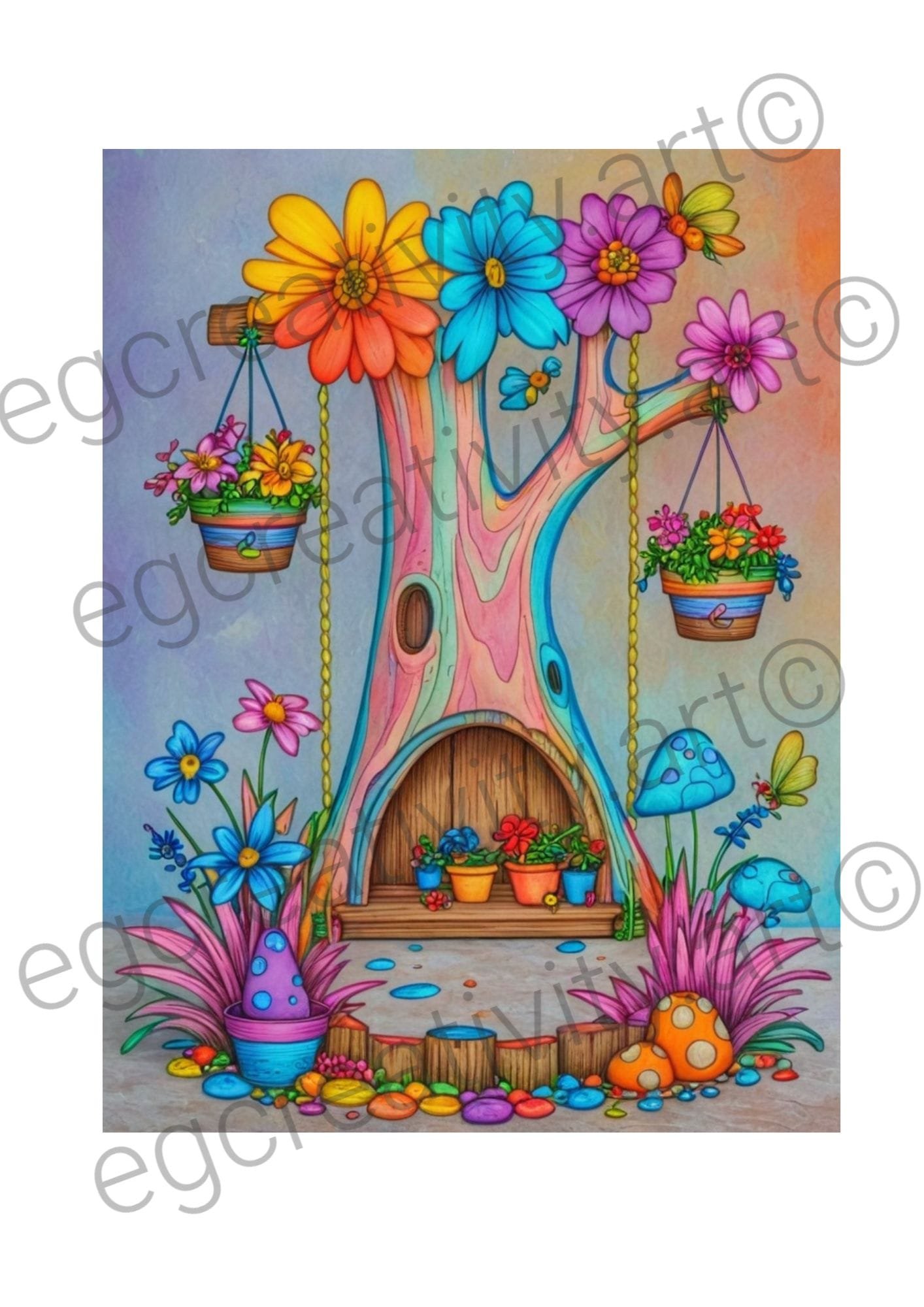 cottage-coloring-crafts sample
