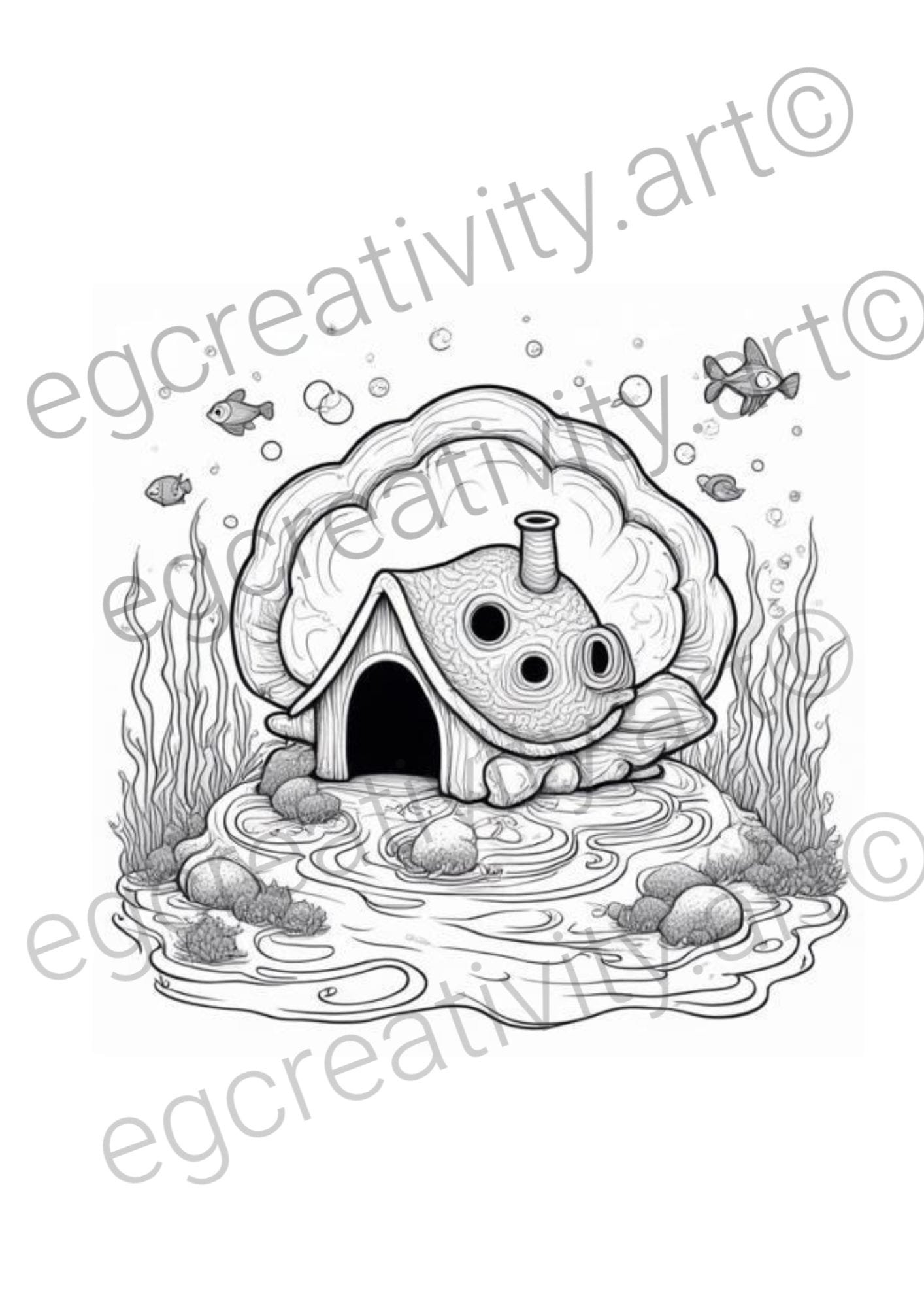 cute-cottage-underwater-coloring-page