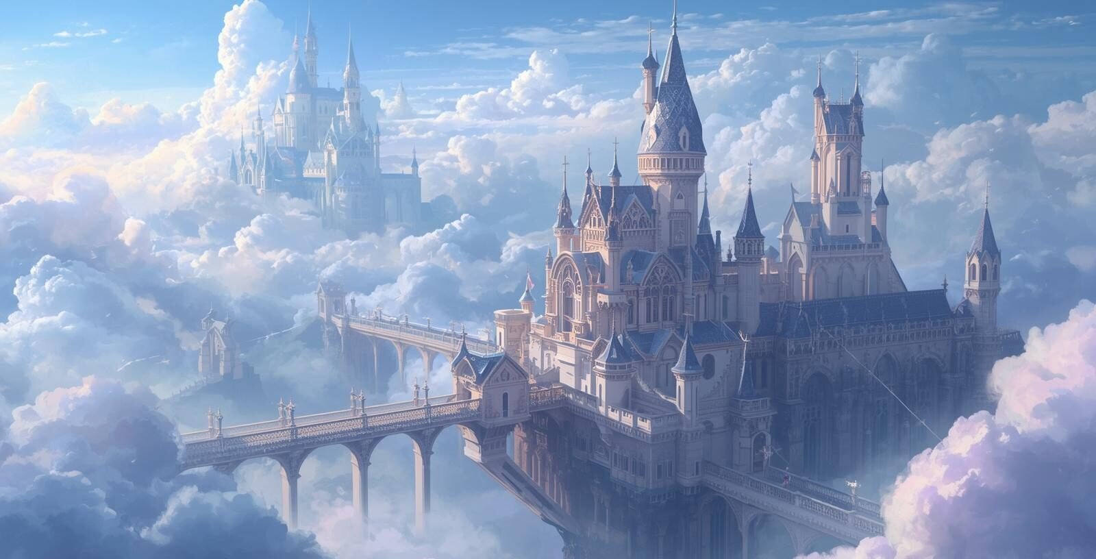 Fantasy castle coloring page for adults and kids - magical coloring pages