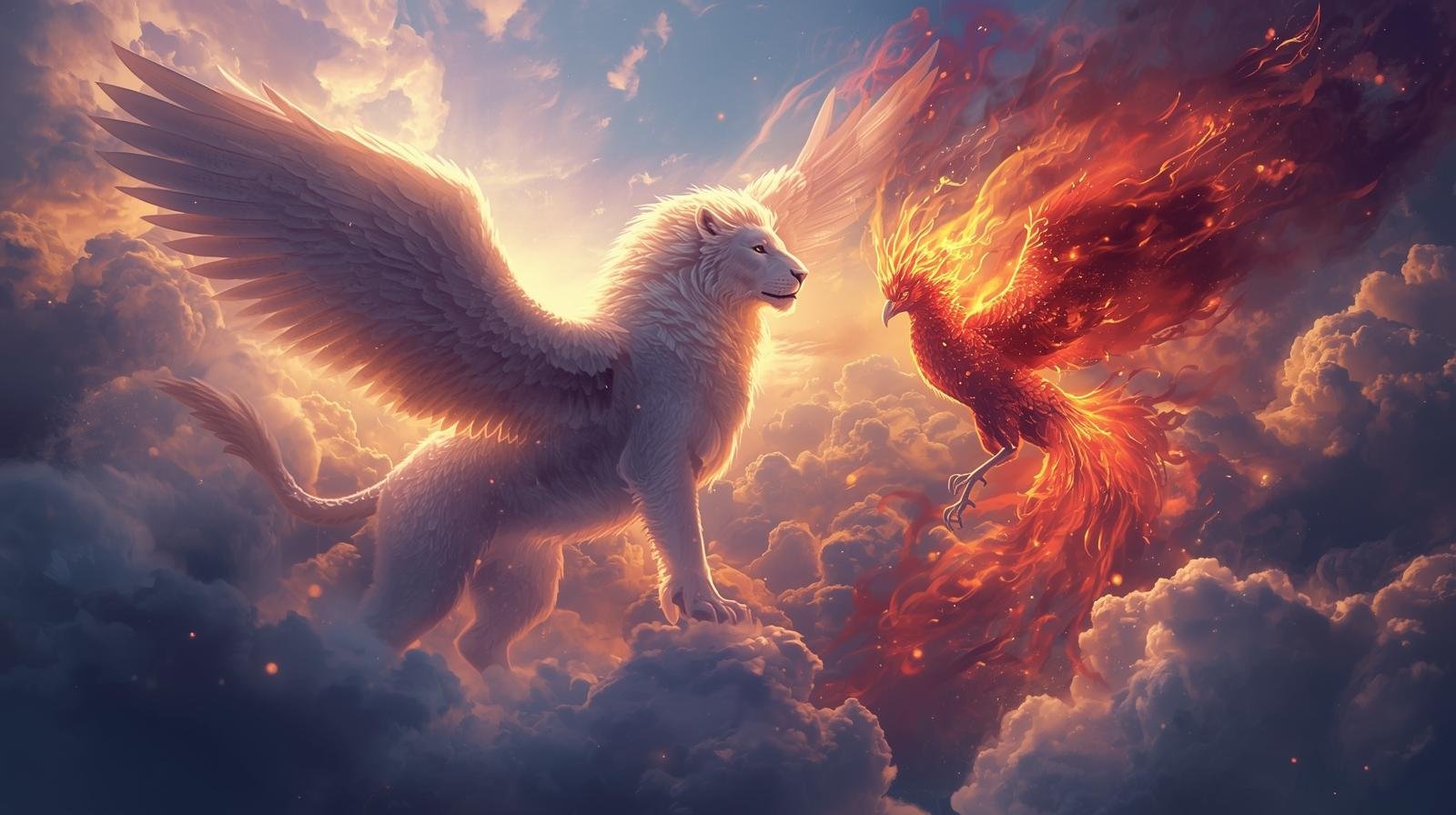 Mythical creatures coloring page for kids and adults