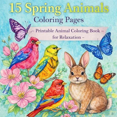 Spring Animals Sheets 15 Spring Animals Coloring Pages Printable Animal Book