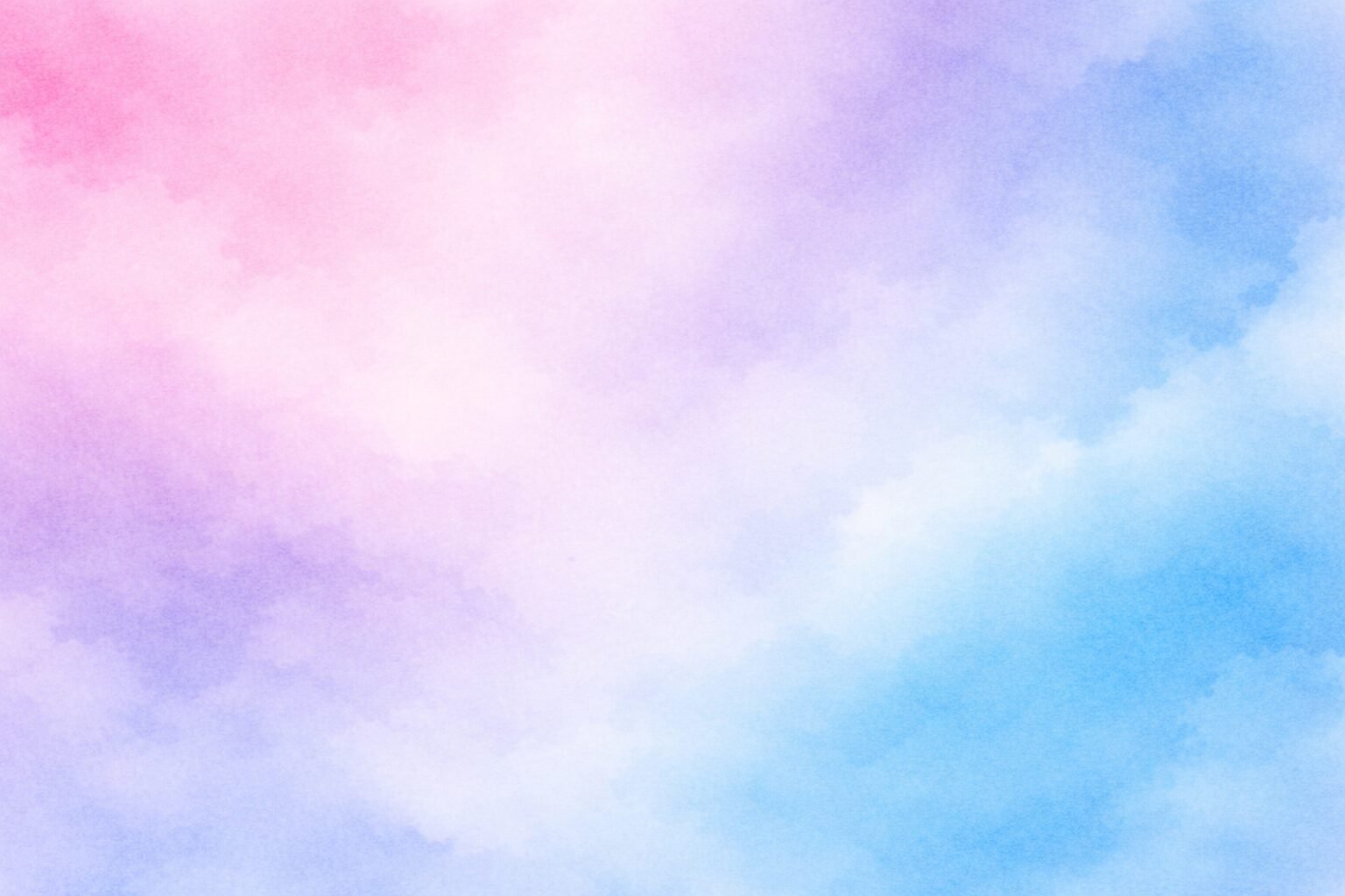 Smooth watercolor blending of pink and blue creating soft gradient. color blending for beginners