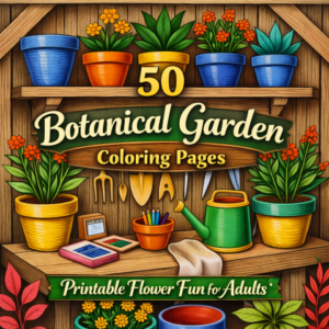 Botanical Garden Coloring Pages