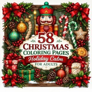 Christmas coloring pages for adults