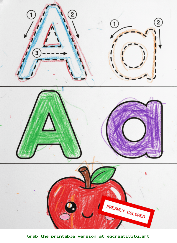 Alphabet Tracing Worksheets Printable Full A–Z Set